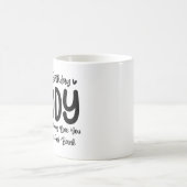 ハッピーバースデーダディおもしろい誕生日パパ父の日 コーヒーマグカップ (中央)