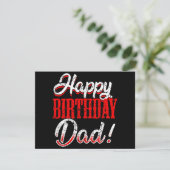 ハッピーバースデーダディパパ父の日 エンクロージャーカード (スタンド正面)