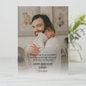 ハッピーバースデーダディーソースベビー カード (スタンド正面)