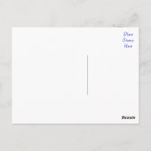 ハッピーバースデーダルマチアンパピードッグハガキ ポストカード (裏面)