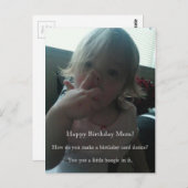 ハッピーバースデーダンサー母 ポストカード (正面/裏面)