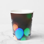 ハッピーバースデーダンスパーティーライト 紙コップ (左)