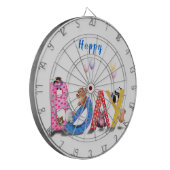 ハッピーバースデーダーツボードベビーベアーズパーティー ダーツボード (正面左)