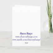 ハッピーバースデーチキンバイシャロンシャープ カード (裏面)