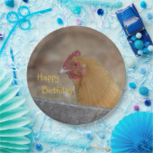 ハッピーバースデーチキン紙プレート ペーパープレート (パーティー)