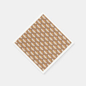 ハッピーバースデーチップウィッチアイスクリームサンドイッチ スタンダードカクテルナプキン (角)