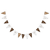 ハッピーバースデーチップウィッチアイスクリームサンドイッチ バンティングフラッグ (全)