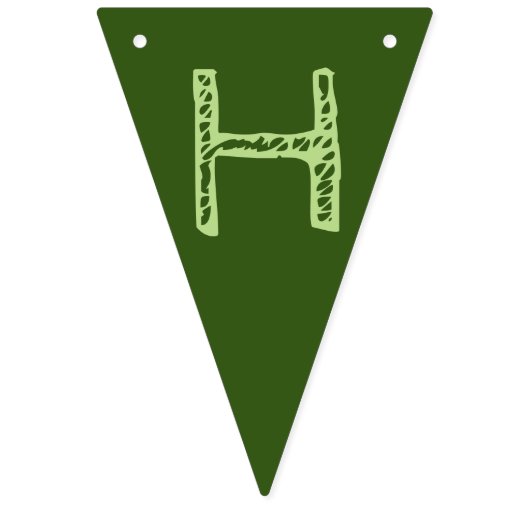 ハッピーバースデーチップウィッチアイスクリームサンドイッチ バンティングフラッグ (第2の旗)