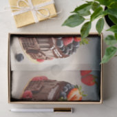 ハッピーバースデーチョコフルーツケーキ 薄葉紙 (ギフト)