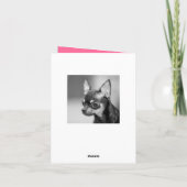 ハッピーバースデーチワホアパピードッググリーティングカード カード (裏面)