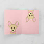 ハッピーバースデーチワワ カード (内部)