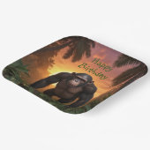 ハッピーバースデーチンプ ペーパープレート (傾斜あり)