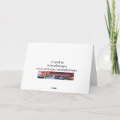 ハッピーバースデーツインズ! – ピンクフラミンゴス カード (裏面)