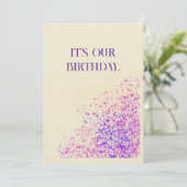 ハッピーバースデーツイン シーズンカード (スタンド正面)