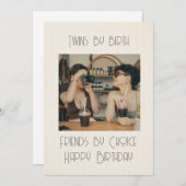 ハッピーバースデーツイン シーズンカード (正面/裏面)
