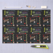 ハッピーバースデーティッシュペーパーアイリーン 薄葉紙 (クラフト)