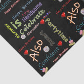 ハッピーバースデーティッシュペーパーアレクサンダー 薄葉紙 (詳細)