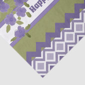 ハッピーバースデーティッシュペーパーインパープルアンドオリーブ 薄葉紙 (詳細)