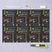 ハッピーバースデーティッシュペーパーエスラ 薄葉紙 (クラフト)