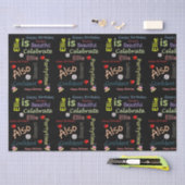 ハッピーバースデーティッシュペーパーエリー 薄葉紙 (クラフト)