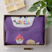 ハッピーバースデーティッシュペーパーカップケーキ妖精 薄葉紙 (ギフト)