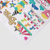 ハッピーバースデーティッシュペーパーカーニバル回路 薄葉紙 (詳細)