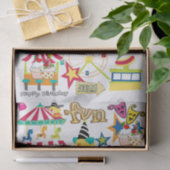 ハッピーバースデーティッシュペーパーカーニバル回路 薄葉紙 (ギフト)