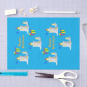 ハッピーバースデーティッシュペーパーキャンドル 薄葉紙 (クラフト)