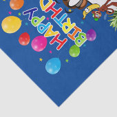 ハッピーバースデーティッシュペーパーサル 薄葉紙 (詳細)