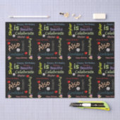 ハッピーバースデーティッシュペーパースカイラー 薄葉紙 (クラフト)