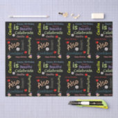 ハッピーバースデーティッシュペーパーセシリア 薄葉紙 (クラフト)