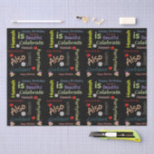 ハッピーバースデーティッシュペーパーハンナ 薄葉紙 (クラフト)