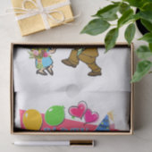 ハッピーバースデーティッシュペーパーパーティー時間 薄葉紙 (ギフト)