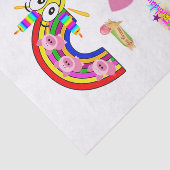 ハッピーバースデーティッシュペーパーピンクピグ 薄葉紙 (詳細)