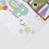 ハッピーバースデーティッシュペーパーフレンズファミリーカエル 薄葉紙 (詳細)