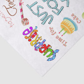 ハッピーバースデーティッシュペーパーフレンズファミリーサプライズ 薄葉紙 (詳細)