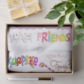 ハッピーバースデーティッシュペーパーフレンズファミリーサプライズ 薄葉紙 (ギフト)