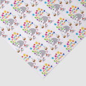 ハッピーバースデーティッシュペーパーポッサム 薄葉紙 (詳細)