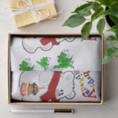 ハッピーバースデーティッシュペーパーポーラベア 薄葉紙 (ギフト)