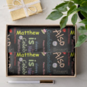 ハッピーバースデーティッシュペーパーマシュー 薄葉紙 (ギフト)