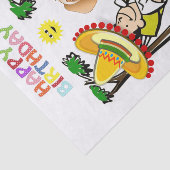 ハッピーバースデーティッシュペーパーマンドック 薄葉紙 (詳細)