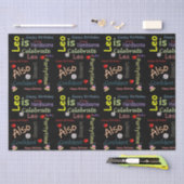 ハッピーバースデーティッシュペーパーレオ 薄葉紙 (クラフト)