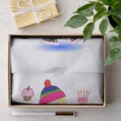 ハッピーバースデーティッシュペーパーワッキー少女 薄葉紙 (ギフト)