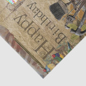 ハッピーバースデーティッシュペーパー建築ツール 薄葉紙 (詳細)