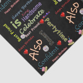 ハッピーバースデーティッシュペーパー最高のフレンド 薄葉紙 (詳細)