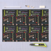 ハッピーバースデーティッシュペーパー甥 薄葉紙 (クラフト)