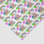 ハッピーバースデーティッシュペーパー虹 薄葉紙 (詳細)