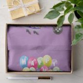 ハッピーバースデーティッシュペーパー ビクトリアン 薄葉紙 (ギフト)