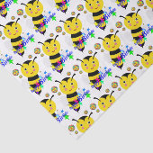 ハッピーバースデーティッシュペーパー（昆虫）マルハナバチ 薄葉紙 (詳細)