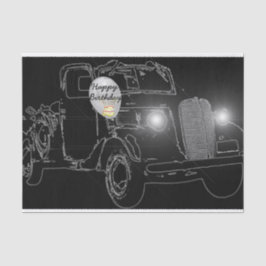 ハッピーバースデーティッシュペーパー 薄葉紙